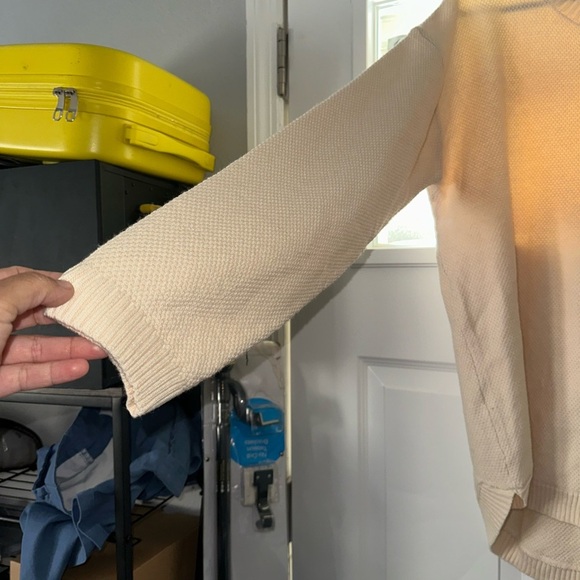 St. John's Bay Cream Sweater for Women - Picture 6 of 10